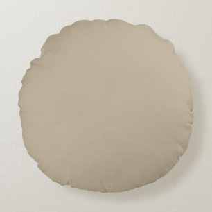 Soft Light Beige Background – Wedding Design Round Cushion