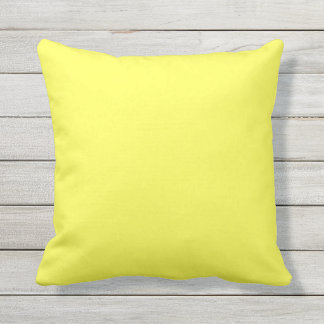 Soft light yellow pillow