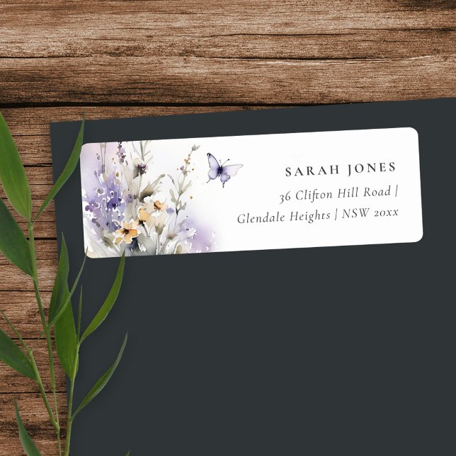 Soft Lilac Wildflower Butterfly Garden Wedding (Creator Uploaded)