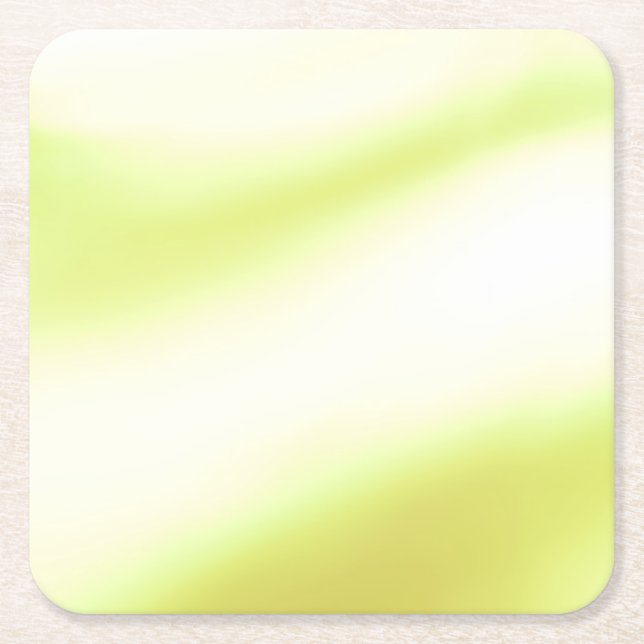 Soft Lime Print Paper Coaster (Front)