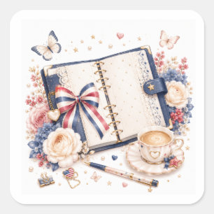 Soft Luxury 4th of July Patriotic Stickers