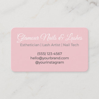 Soft Luxury Beauty/Wellness Parlor Business Card
