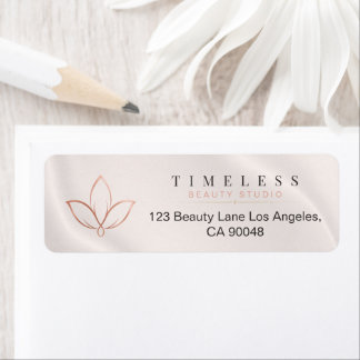 Soft Luxury Minimalist Rose Gold Beauty Branding