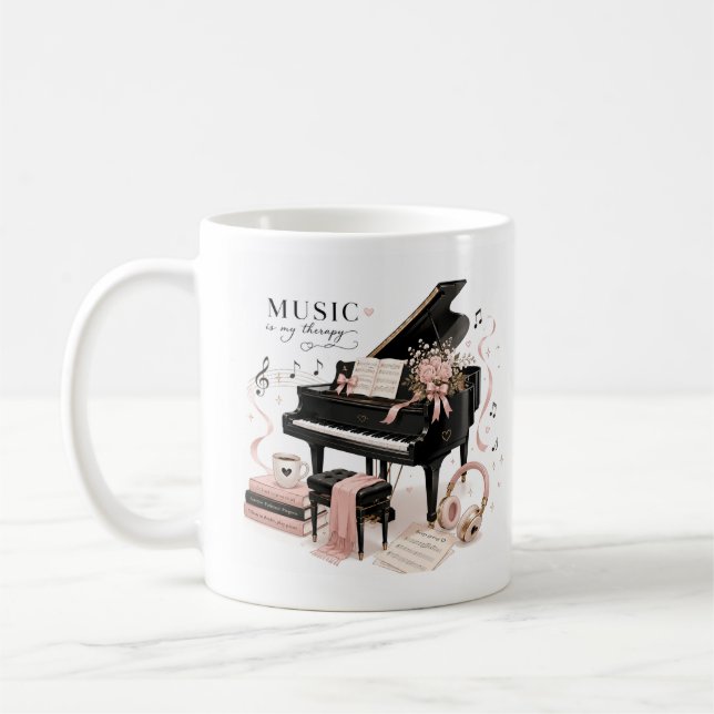 soft luxury Piano coffee mug (Left)
