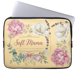 Soft Mama: A Gentle Guide to Motherhood Laptop Sleeve