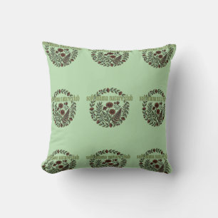 Soft Mama Nature Club Retro Floral Aesthetic Cushion
