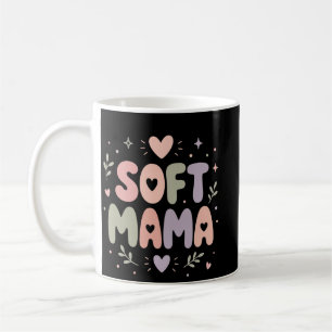 Soft Mama Pastel Typography Design Coffee Mug