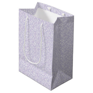 Soft Meadow Neutral - Dusty Lavender Medium Gift Bag