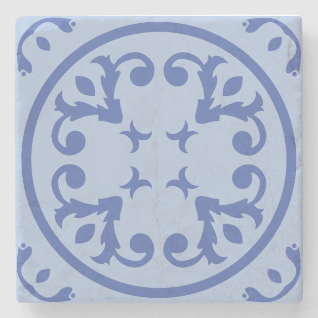 Soft Medallion Scroll Stone Coaster (Front)