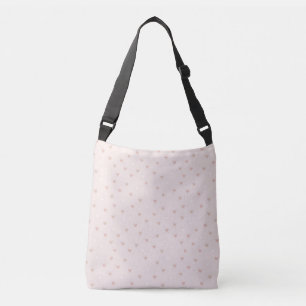 Soft Minimal Heart Pattern Crossbody Bag