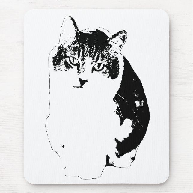 Soft Modern Focus Mouse Mat (Front)