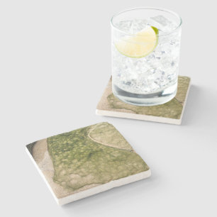 Soft Mottled Beach Rock Towoon Bay Stone Coaster