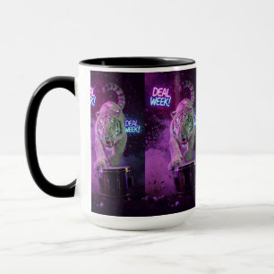 Soft Neon Strength – Tiger Mug