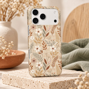 Soft Neutral Sage Terracotta Wildflowers