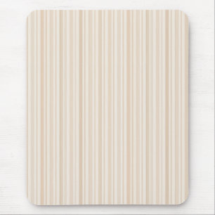 Soft Neutral Stripe Pattern Mouse Mat