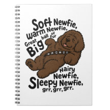 Soft Newfie Poem (brown newf)