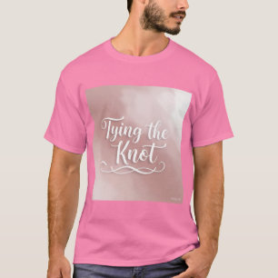 Soft Ombré Tying The Knot Mens Tshirt