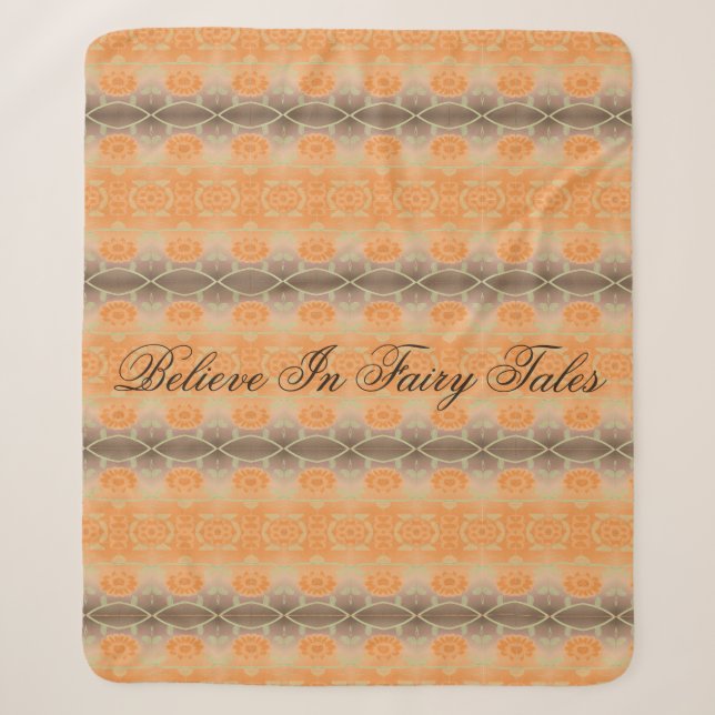Soft Orange and Brown Blanket (Front)