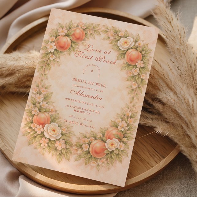 Soft Orchard Dreams Bridal Shower Invitation (Creator Uploaded)