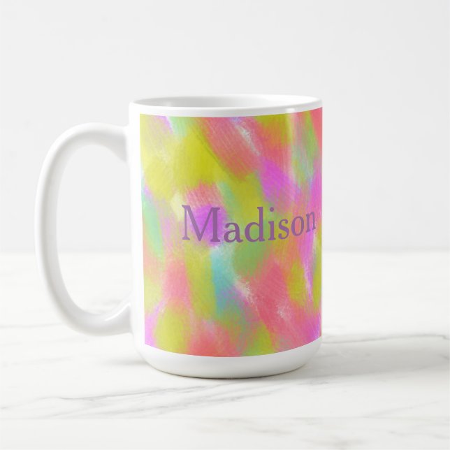 Soft  Original Contemporary Colour Party  Coffee Mug (Left)