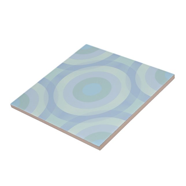 Soft Overlapping Ocean Bubbles Tile (Side)