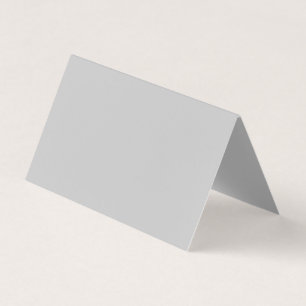 Soft Pale Grey Geometric Business Card