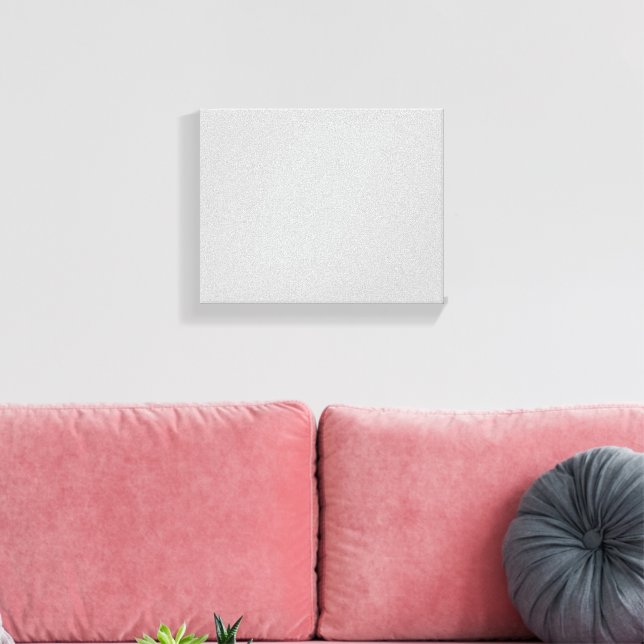 Soft Pale Grey Geometric Canvas Print (Insitu(LivingRoom))