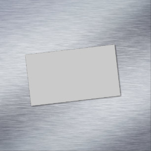 Soft Pale Grey Geometric Magnetic Business Card