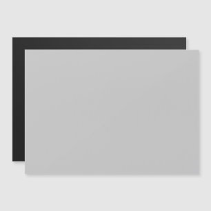 Soft Pale Grey Geometric Magnetic Invitation