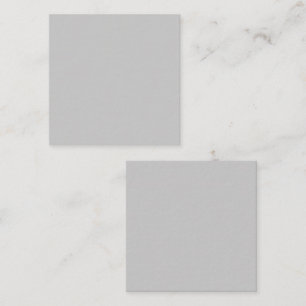 Soft Pale Grey Geometric Square Business Card