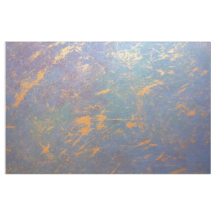 Soft Pastel Abstract   Gold and Muted Splatter Fabric