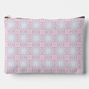 Soft Pastel Accessory Pouch – Pink & Lavender