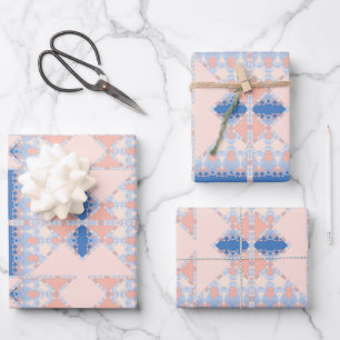 Soft Pastel African Wrapping Paper Sheet