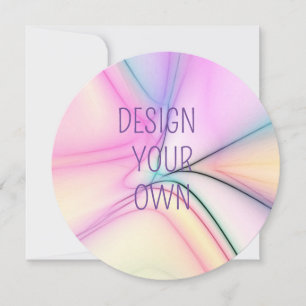 Soft Pastel Design Your Own Invitation