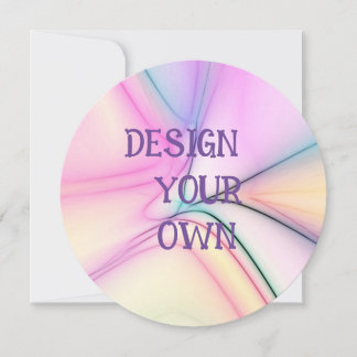 Soft Pastel Design Your Own Invitation