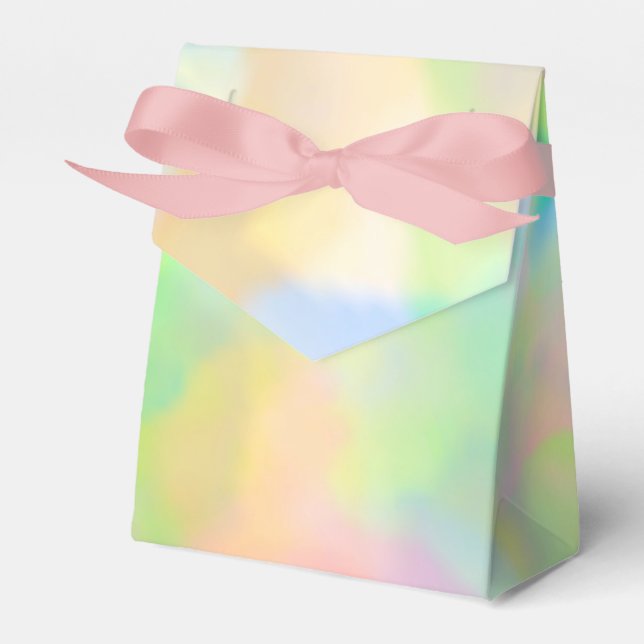 Soft Pastel Favour Box (Front Side)