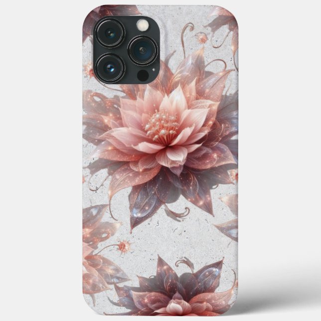 Soft Pastel Floral Phone Case –Lightweight Elegant (Back)