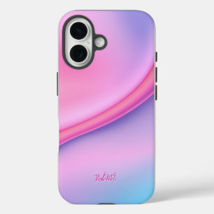Soft Pastel Gradient Background iPhone 16 Case