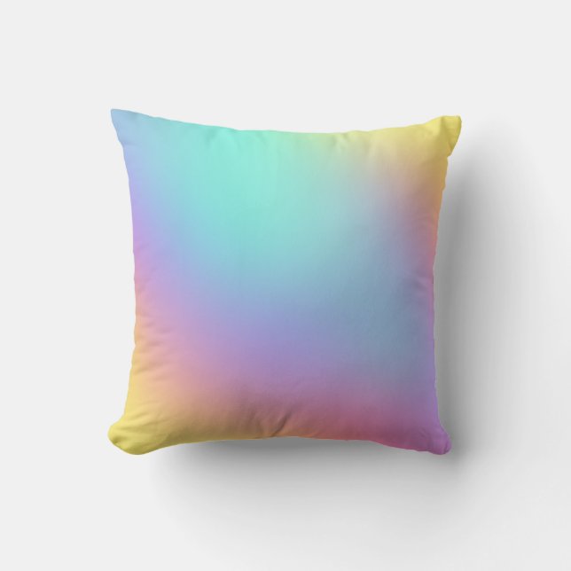 Soft Pastel Gradient Cushion (Front)