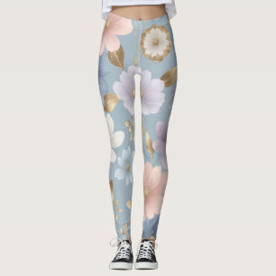 Soft pastel hues leggings