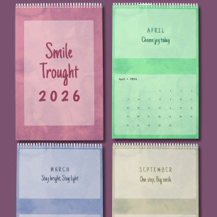 Soft Pastel Inspirational Art Calendar