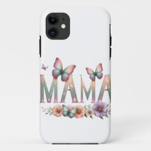 Soft Pastel MOM with Butterflies – Elegant Mother' iPhone 11 Case