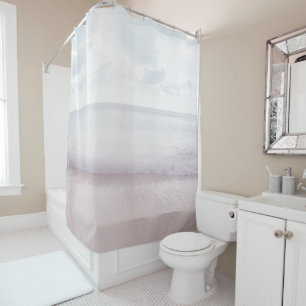 Soft Pastel Ocean Waves 4 #ocean#art Shower Curtain