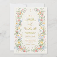 Soft Pastel Ornate Spring All in One Gold Wedding