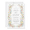 Soft Pastel Ornate Spring Floral QR Code Wedding