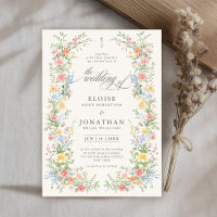 Soft Pastel Ornate Spring Garden Floral Wedding   