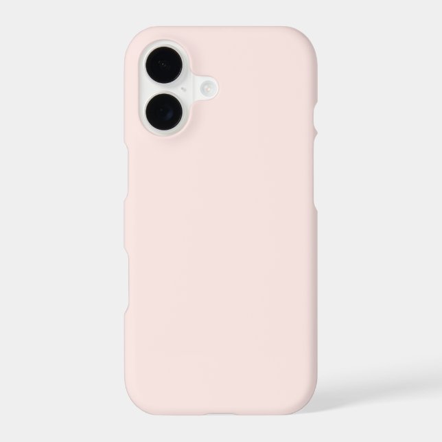 Soft Pastel Peach Solid Colour (Back)