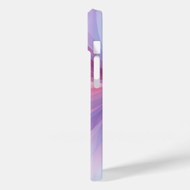 Soft Pastel Petals Abstract Phone Case - Transluce (Back / Left)