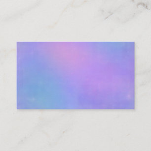 Soft Pastel Pink, Blue and Lavender Business Card