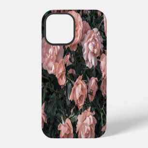 Soft Pastel Pink Rose Garden iPhone 12 Case